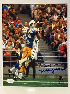 DON MAYNARD Signed Photo JSA /Coa - New York Jets HOF - Picture 1 of 1