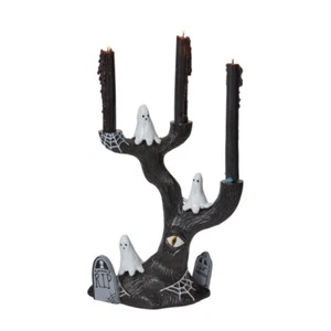 Nuevo Candelabro Cementerio Embrujado Decoración Acento Gótico Halloween - Imagen 1 de 2