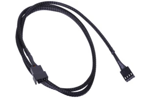 (7,67 EUR/m) Phobya 4Pin PWM Verlängerung - Schwarz 90cm - Bild 1 von 2