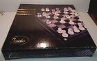 Vintage Studio Silversmiths 2 In 1 Crystal Chess & Checkers Set 