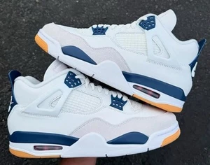 Nike Air Jordan 4 SB, Navy Blue, UK 9.5 US 10.5 EU 44.5 BNIB ✅ - Picture 1 of 6