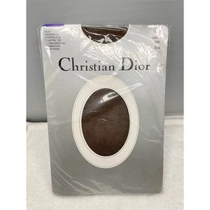 1980er Christian Dior Diorella Sandalfoot Control Top Strumpfhose Gr. 3 #4419 - Bild 1 von 2