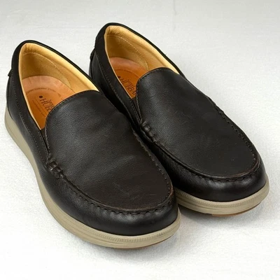 Mocassim Samuel Hubbard Masculino Couro Marrom Escuro Casual Conforto Sapatos 11.5 - Imagem 1 de 4