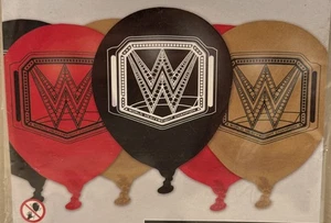 WWE World Wrestling Entertainment Geburtstag Party Luftballons 12" Latex (6er Pack) NEU - Bild 1 von 3