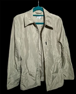 Espirit Jacket Men Extra Small Windbreaker Grey Stone Frosted Coat XS - Picture 1 of 8