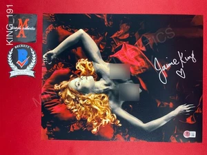 Jaime King autographed signed 11x14 model pose photo Beckett COA - Picture 1 of 2
