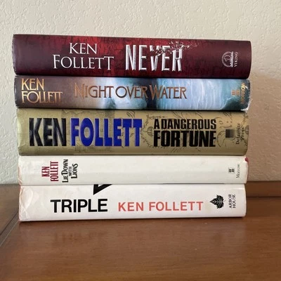 Лот из 5 Ken Follett HC/DJ 1-е издание автономный винтажный - Изображение 1 из 4