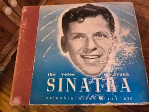 The Voice Of Frank Sinatra - Columbia Album Set A30 - 4 x 78s in Hardcase Book - Picture 1 of 12