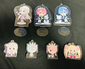 Re Zero Acryl Ständer Set 3 4 Stück Emilia Rem Ram Beatrice Konvolut Anime - Bild 1 von 1