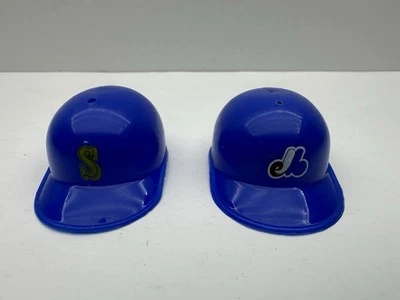 Lote De 2 Montreal Expos Seattle Mariners Laich MLB Plástico Mini 2" Casco Años 90 Foto 1 de 4