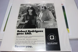 AD Jordana Brewster & Director Robert Rodriguez SAG Screen Actors Guild 5X7 - Picture 1 of 1