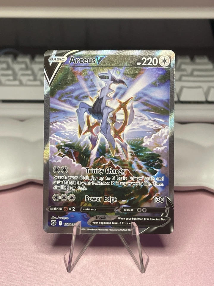 Pokemon TCG NM/M Arceus V 166/172 Brilliant Stars  - Image 1 of 4