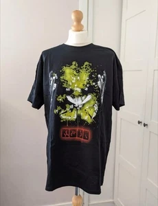 Predator Horror Graphic Print T-Shirt Large Black 1980s Halloween Gildan badland - Picture 1 of 4