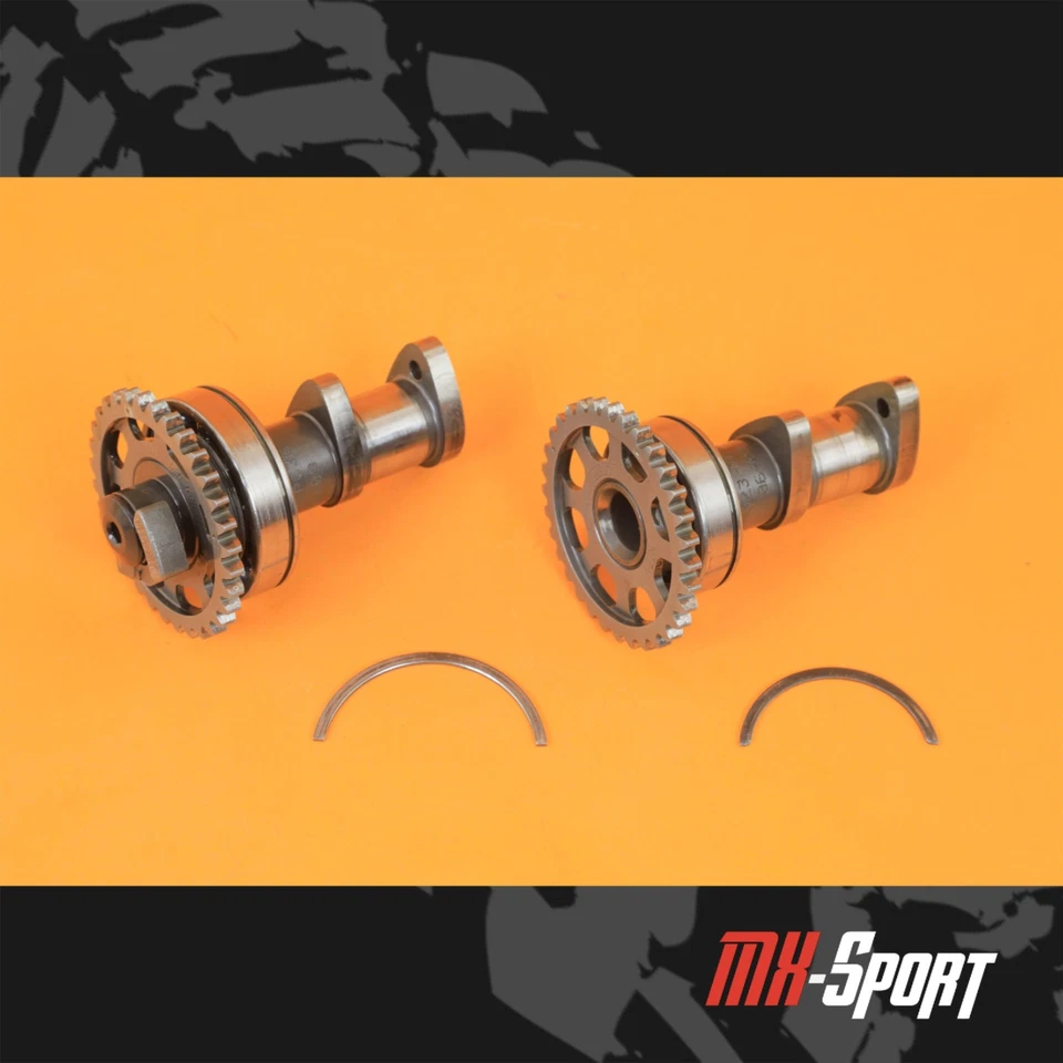 04-12 2005 KX250F KX 250F Pro Circuito Árbol de levas Escape Levas de admisión Eje de leva Foto 1 de 4