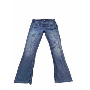 Silver Tuesday Distressed Light Wash Blue Jeans Boot Cut Women’s 29x29 - Picture 1 of 9