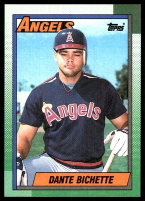 Dante Bichette 1990 Topps #43 Angels MLB LEER ENVÍO GRATUITO AutographDen Foto 1 de 2