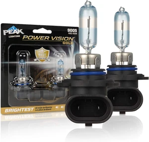 Power Vision Gold Automotive Performance Headlamp, 9005 HB3, 2 Pack - Picture 1 of 5