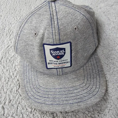 Gorra de béisbol Samuel Adams Beer para hombre talla única gris espalda a presión Boston Brew Foto 1 de 4