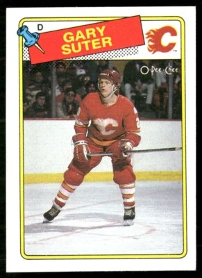 1988-89 O-Pee-Chee - Gary Suter #43 - Image 1 of 2