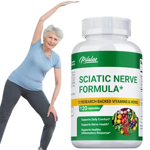 120pcs Sciatic Nerve Formula - Anti-inflammatory,Immune Support, Bone Health - Picture 1 of 12