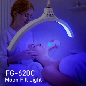 Lámpara de piso LED para pestañas Yidoblo 60W media luna para belleza, cuidado de la piel, pestañas