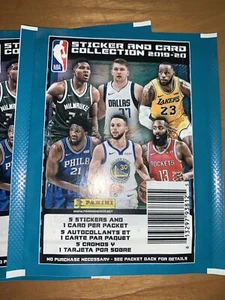 Panini 2019-20 Sticker & Card Collection 5 Stickers 1 Card Sealed Damian Lillard - Picture 1 of 1