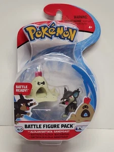 Alolan Rattata Sandygast Pokemon Juguete Figura Battle Pack Nintendo 2018 NUEVO - Imagen 1 de 12
