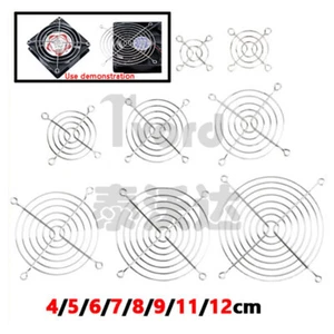 Cooling Fan Guard Metal Iron Mesh Cover Fan Protection Net for 8cm 40~120mm Fans - Picture 1 of 14