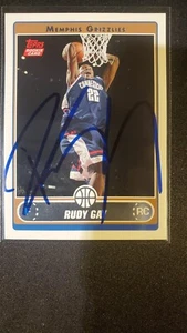 2006 Rudy Gay topps rookie auto - Bild 1 von 2