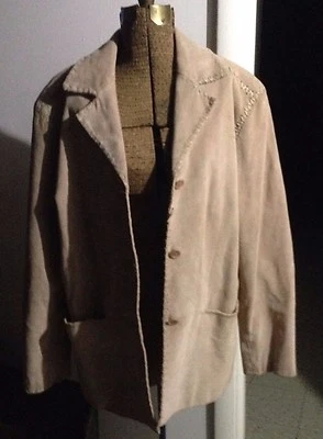 Vintage Woman's Large Leather Jacket - Image 1 of 4