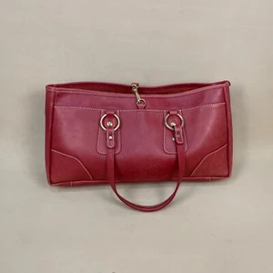 Ursule Beau Geste Tasche Paris Tasche Clutch Handtasche seitlich rot weiches Leder Medium - Bild 1 von 9