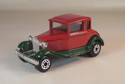 Matchbox Superfast Nr. 73 Ford A Model rot black Base breite Räder #127 - Bild 1 von 3