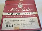 VICTORIA 250cc Matched Piston Ring Set Mile Master Old New Stock - SEE PICTURES