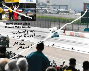 Hemi Under Glass One Wheel Finish Mantel Autograph Hurst Mopar Drag Racing NHRA - Picture 1 of 2