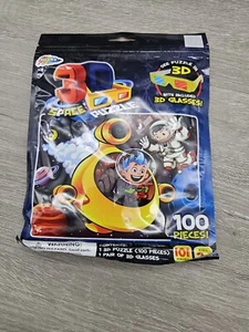 New 100 piece Space 3D Puzzle, Glasses included Ages 3+ - Picture 1 of 5