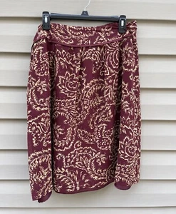 PENDLETON Women’s Size 14 Skirt 100% Silk Floral Holiday Christmas Paisley Skirt - Picture 1 of 6