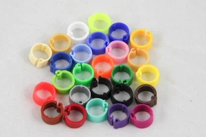 100Stück Taubenringe Fußring 10 mm  Taub Clipsringe Tauchringe Fingerring Hühner - Bild 1 von 4