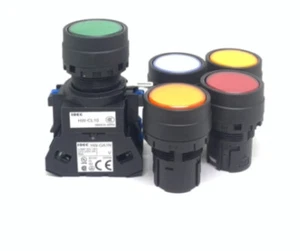 1pcs IDEC Push button Switch with light HW1L-M110Q4 G R Y W S 1NO 24V - Picture 1 of 2