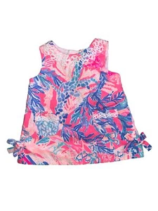 Lilly Pulitzer Baby Shift DRESS ONLY NO BLOOMERS Size 3-6 Months Coral Reef - Picture 1 of 3