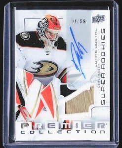 2022-23 UPPER DECK PREMIER LUKAS DOSTAL SUPER ROOKIES AUTO/PATCH /99 - Picture 1 of 3