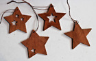 Weihnachtsdeko Anhnger 4 Sterne D: 8 cm    Holz