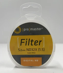 Promaster Digital HD Filter 52mm ND32x (1.5) Code 8562 - Picture 1 of 5