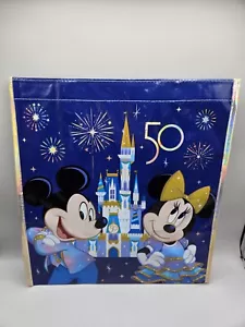 Walt Disney World Parks 50° Anniversario Borsa Shopping Riutilizzabile Media - Foto 1 di 10
