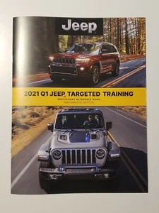 2021 JEEP WRANGLER 4ex TARGETED TRAINING PARTICIPANT GUIDE RUBICON - Picture 1 of 5