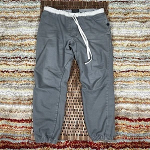 Beams Japan Pants Japanese Fabric Mens Medium 32”x 26” Short Cotton Blend Jogger - Picture 1 of 4