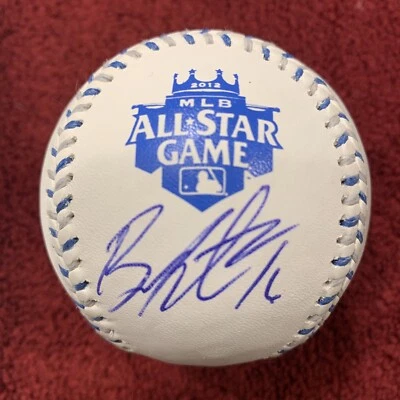 BILLY BUTLER autógrafo assinado Rawlings 2012 MLB All Star Game BASEBALL KC Royals - Imagem 1 de 4