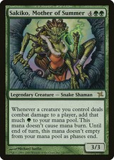 MTG Sakiko, Mother of Summer [Betrayers of Kamigawa] [Near Mint]