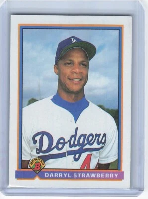 1991 Bowman - #609 Darryl Strawberry - Image 1 of 2