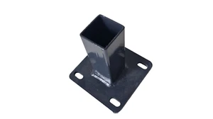Fußplatte Bodenplatte Torpfosten Torpfostenadapter 60x60 Eckpfosten in anthrazit - Bild 1 von 1