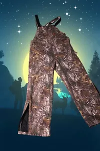 Isolierte Fleece gefütterte Carhartt Camo Trägerhose Latzhose Herren ca. 32x30 - Bild 1 von 16